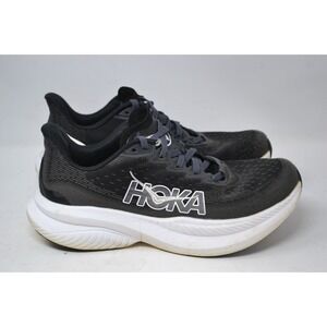 Hoka One One Mach 6 Womens Size 8 B Shoes Black Running Sneaker 1147810 BWHT Gym